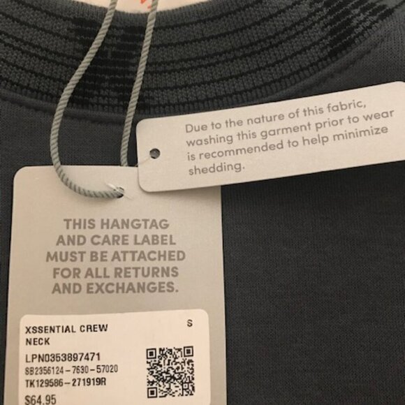NWT Savage x Fenty Essential Holographic 3D Logo-Trim Oversized Sweatshirt Grey - Picture 10 of 12